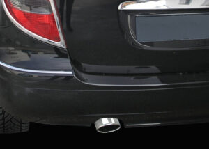 Χρώμιο εξάτμισης πάνω σε Mercedes Benz W169