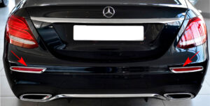 Chrome Reflector Frames for Mercedes Benz E Class W213 Sedan from 03.2016.
