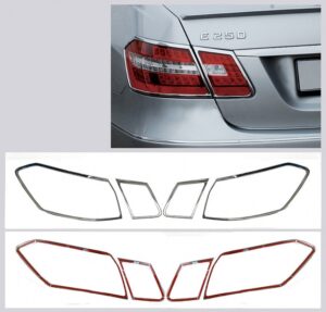 Chrome Tailligth Frames Mercedes Benz E Class W212 Sedan.Sel.3