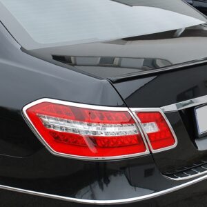 Chrome Tailligth Frames Mercedes Benz E Class W212 Sedan from 05-2013 - 01-16. Sel1