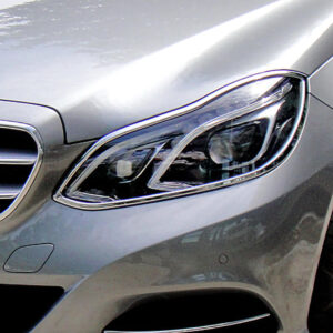 Χρώμια προβολέων για Mercedes Benz E-Class W212 λιμουζίνα / S212 T-μοντέλα από  05/2013 έως 04/2016.