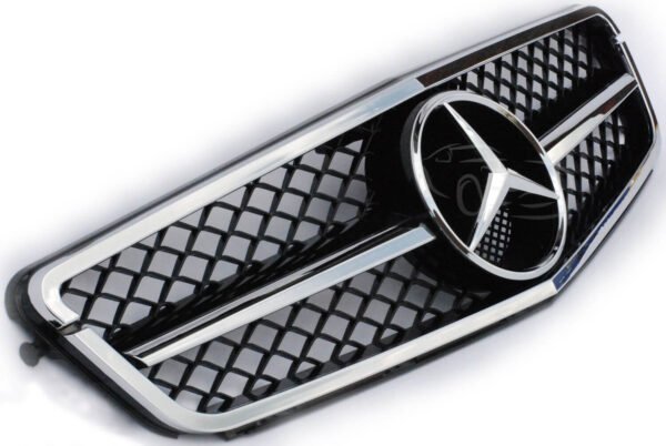 Μάσκα χρωμίου Look AMG για Mercedes Benz C-Class W204 (Πλάγια Όψη)