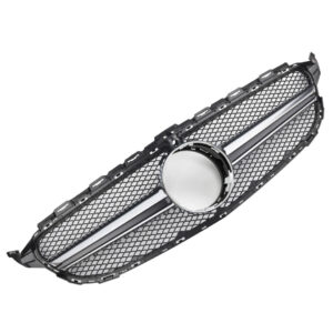 Μάσκα μαύρη sport Look AMG για Mercedes Benz C-Class W205 από 2014 - 2018 - 360°