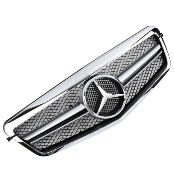 Μάσκα μαύρη / χρώμιο Look AMG για Mercedes Benz E-Class W212 έως 2013