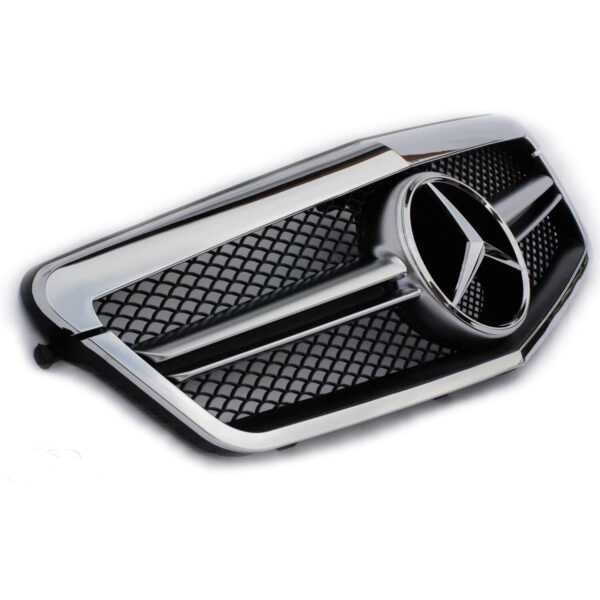 Μάσκα χρωμίου Avantgarde Look AMG για Mercedes Benz E-Class W212 μέχρι 04/2013 (Πλάγια Όψη)