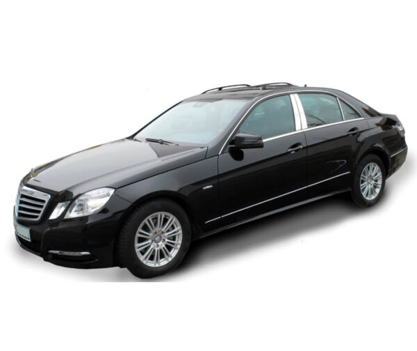 Stainless steel B-Pillar covers for E-Class W212 sedan car