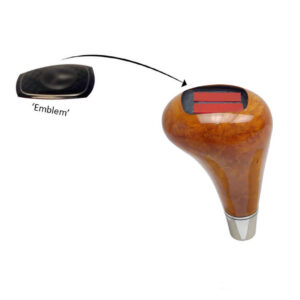 Μοχλός ταχυτήτων Chestnut / Kastanie με έμβλημα για Mercedes Benz