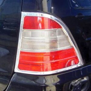 Χρώμια πίσω φαναριών για Mercedes Benz ML Class W163