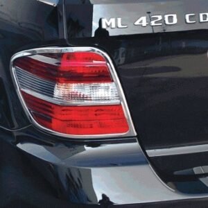 Χρώμια πίσω φαναριών για Mercedes Benz ML Class W164 από 2008 έως 2011